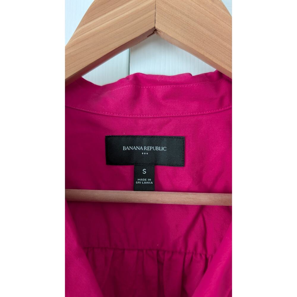 Banana Republic Factory Pink Cotton Sleeveless Top - Picture 4 of 5